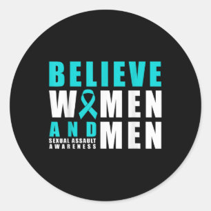Belive Women &amp；メンタルアルオー認識度リボン ラウンドシール