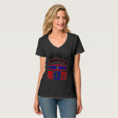 Belize Belizean Belize Flag Happiest When Im In Be Tシャツ (正面フル)