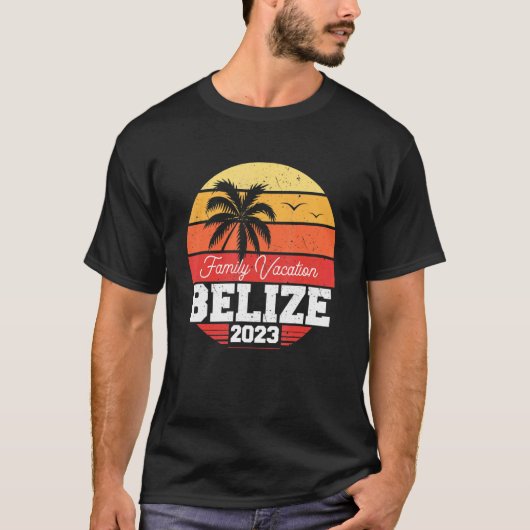 Belize Family Vacation 2023 Matching Holiday Summe Tシャツ (正面)