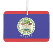 Belize Flag カーエアーフレッシュナー (裏面)