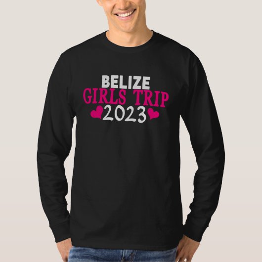 Belize Girls Trip 2023 Women's Bachelorette Party Tシャツ (正面)