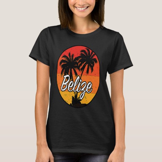Belize Vacation Travel Souvenir Tシャツ (正面)