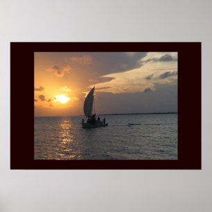 Belizean日没 ポスター