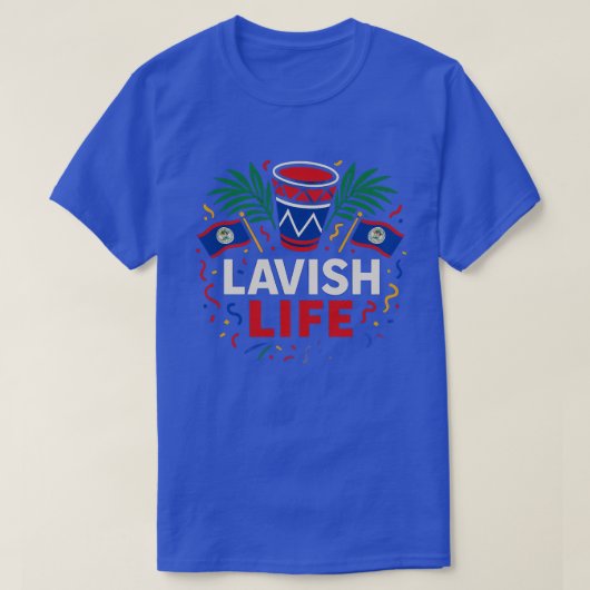 Belizean Carnival Edition Lavish Shirt Tシャツ (デザイン正面)