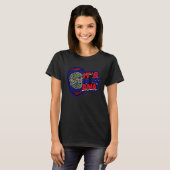 Belizean Roots DNAベリーズベリーズホンジュラスセントラル Tシャツ (正面フル)