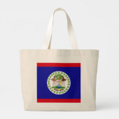 Belizeans Wine Reusable Together Tote Bag Purse ラージトートバッグ (裏面)