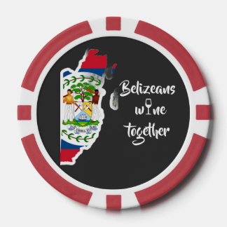 Belizeans Wine Together Poker Chips ポーカーチップ