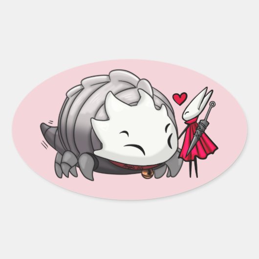 Bell Buddies 楕円形シール (正面)