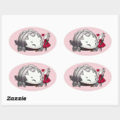 Bell Buddies 楕円形シール (シート)