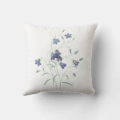 Bell flower Throw Pillow クッション (裏面)