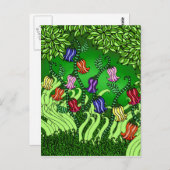 Bell Flowers Postcard ポストカード (正面/裏面)