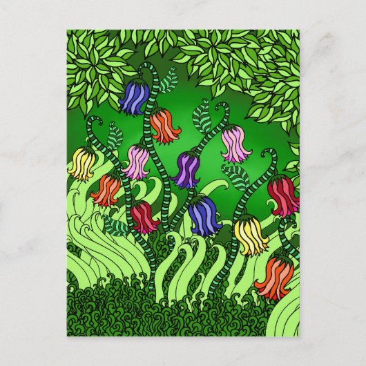 Bell Flowers Postcard ポストカード (正面)
