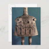 Bell idol, from Thebes, Boeotia, c.700 BC ポストカード (正面/裏面)