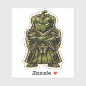 Bell Pepper Bodyguard — Funny Vegetable Formal  シール (シート)