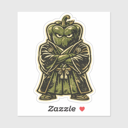 Bell Pepper Bodyguard — Funny Vegetable Formal  シール (シート)