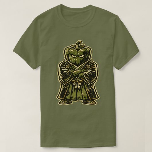 Bell Pepper Bodyguard — Funny Vegetable Formal  Tシャツ (デザイン正面)