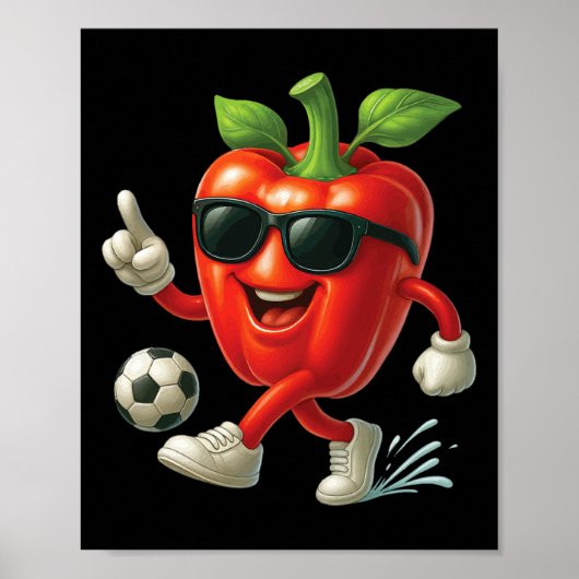 Bell Pepper Soccer  ポスター (正面)