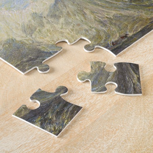 Bell Rock Lighthouse Joseph Mallord William Turner ジグソーパズル (側面)