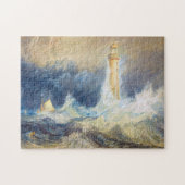 Bell Rock Lighthouse Joseph Mallord William Turner ジグソーパズル (横)