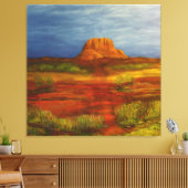 Bell Rock Sedona キャンバスプリント (インサイチュ (リビング))