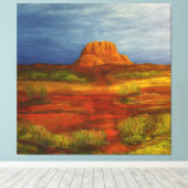 Bell Rock Sedona キャンバスプリント (インサイチュ (ウッドフロア))