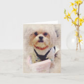 Bellaのメッセージカードの日記 カード (黄色い花)