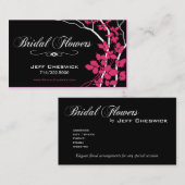 Bellaの花嫁の生け花スペシャルの感謝 名刺 (正面/裏面)