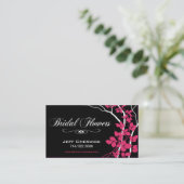 Bellaの花嫁の生け花スペシャルの感謝 名刺 (スタンド正面)