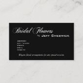 Bellaの花嫁の生け花スペシャルの感謝 名刺 (裏面)