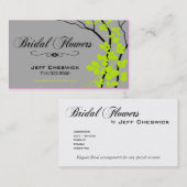 Bellaの花嫁の生け花スペシャルの感謝 名刺 (正面/裏面)