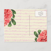 Bellaイタリアのシャクヤクの郵便はがき ポストカード (裏面)