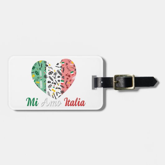 Bellaイタリア ラゲッジタグ (正面横)