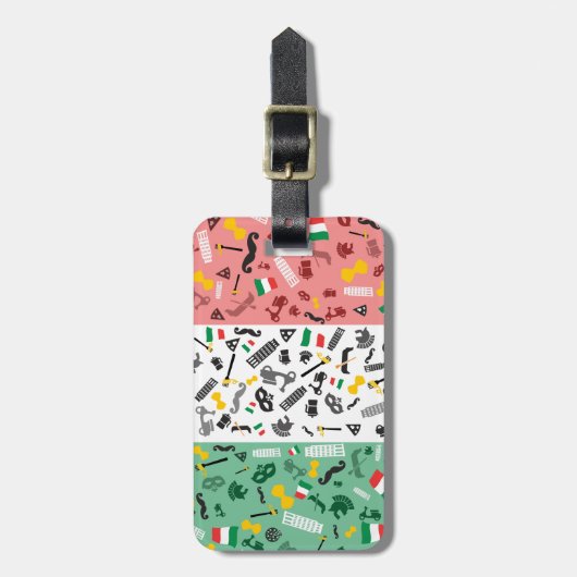 Bellaイタリア ラゲッジタグ (正面縦)