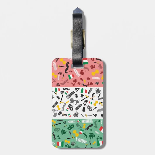 Bellaイタリア ラゲッジタグ (裏面縦)