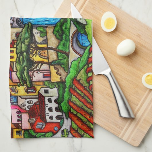 Bellaグアルディア キッチンタオル (四つ折り)