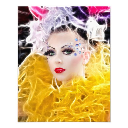 Bellaモファッショニスタデルの写真の拡大 フォトプリント (正面)