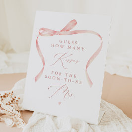 BELLA赤面バウミセスのために結び目のキスを結ぶ 台座サイン