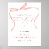 BELLA赤面ボウタイイングザノットブライダルシャワー ポスター (正面)