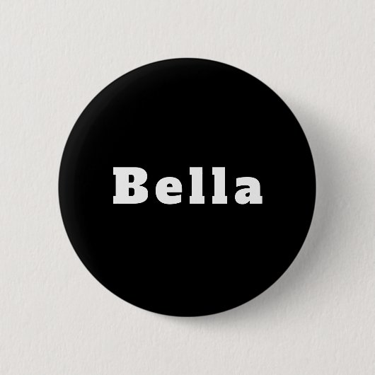 Bella 缶バッジ (正面)