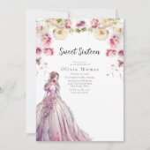 BELLA - 16歳の誕生日 招待状 (正面)