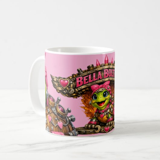 Bella Boltina Turtle コーヒーマグカップ (正面左)