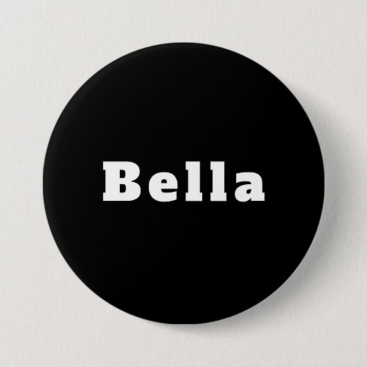 Bella Button – Hochwertiger Ansteckbutton 缶バッジ (正面)