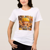 Bella+Canvas女性用トライブレンドTシャツ トライブレンドＴシャツ (正面)