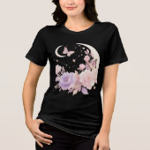 Bella+Canvas女性用トライブレンドTシャツ トライブレンドTシャツ (正面)
