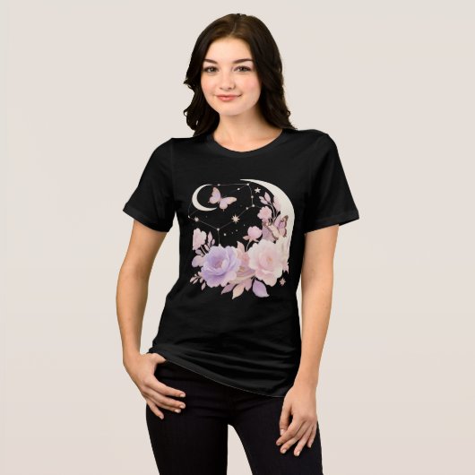 Bella+Canvas女性用トライブレンドTシャツ トライブレンドTシャツ (正面全面)