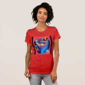 Bella+Canvas レディース スリムフィットTシャツ Tシャツ (正面フル)
