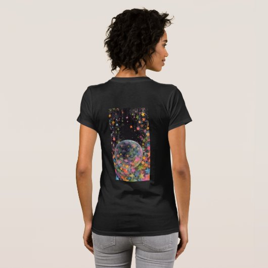 Bella Canvas レディース スリムフィットTシャツ Tシャツ (裏面フル)