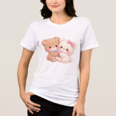 Bella Canvas レディース トリブレンドTシャツ トライブレンドTシャツ (正面)