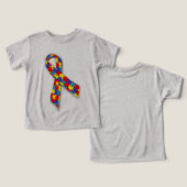 Bella+Canvas Camiseta Tri-blend para Bebês Laço (デザイン正面&裏面)