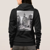 Bella+Canvas Full-Zip Hoodie パーカ (裏面)